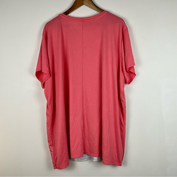 Motherhood Maternity nursing coral pink top women’s size 3X - Picture 2 of 11